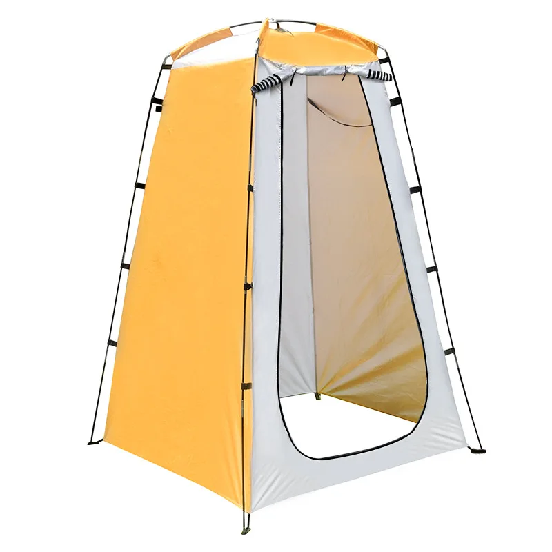 

Portable Pop up Waterproof Shower Tent with Mobile Toilet and Shower Room Setup for Camping Outdoor Usepromote sales