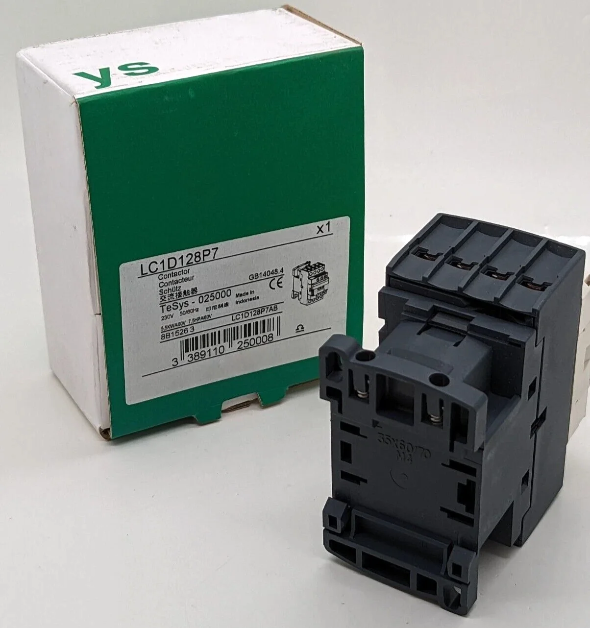 LC1D128P7 Gold Seller Control Relay  LC1D128P7 with Two Normally Open Two Normally Closed