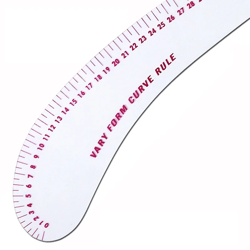 12-260 large curved ruler, plate ruler, clothing cutting tools, arc ruler, large knife line ruler