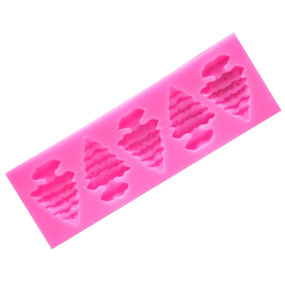 

Christmas Tree Silicone Mold for Cake Fondant Chocolate Candy Ice Cube Jelly Crafts Baking Pan DIY Decorations Kitchen Bar