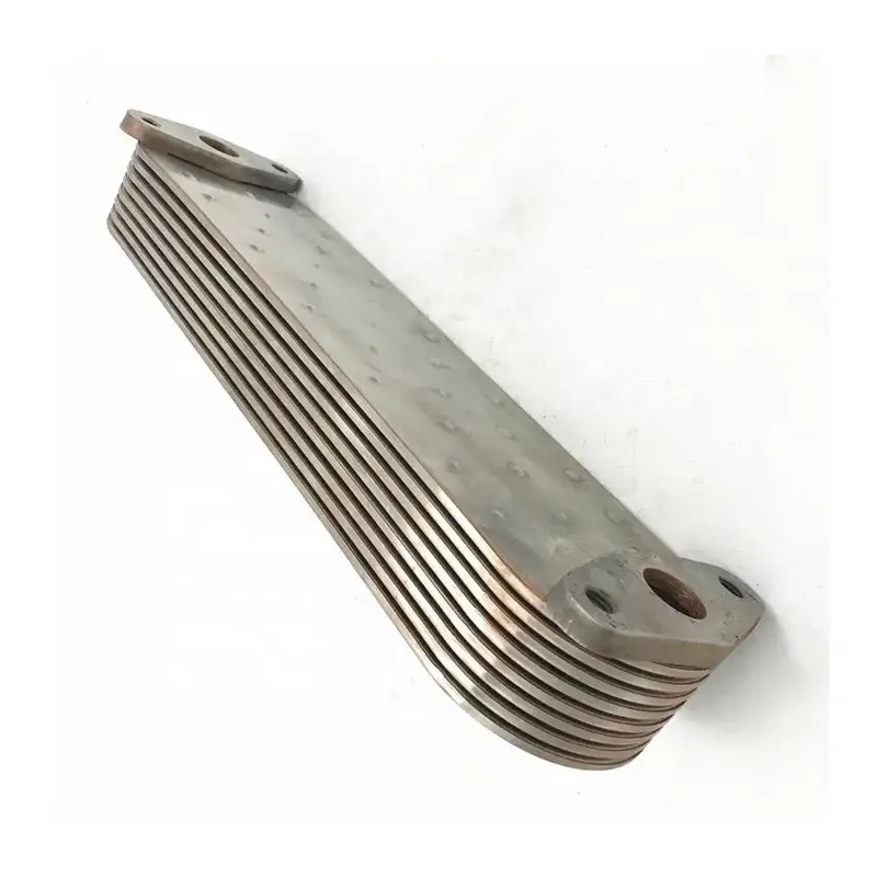 PC300-3 PC400-5 PC400-6 Excavator Engine 6D125 7P Oil Cooler Core 6150-61-2111