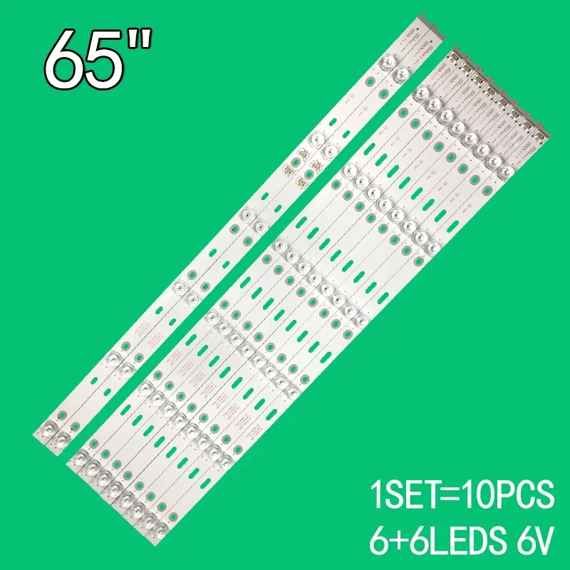 แถบไฟแบ็คไลท์ LED สำหรับ4C-LB6506-HR01J 4C-LB6506-HR02J 4C-LB6506-HR03J LD2RB2U3-C-K HR-27B28-00059 4C-LB6506-HR04J