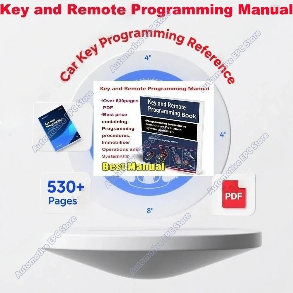 

New obd2 scanner Key and Remote Programming Manual Guide for All LockSmith Professionals Containing Program Immobiliser Systems