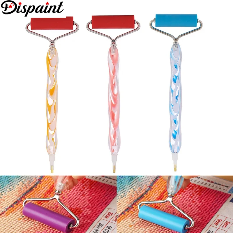 

Dispaint DIY алмазная ручка для рисования, вышивка, роликовый наконечник, дрель, ручка, вращающийся инструмент, вышивка крестиком, аксессуары со стразами, цвет Rando