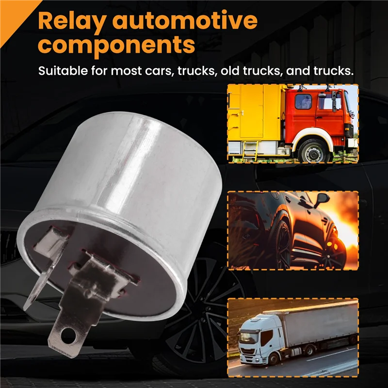 A45F-Classic Auto Knipperlichteenheid Relais Indicatoren 12V Licht Richtingaanwijzer 2-pins