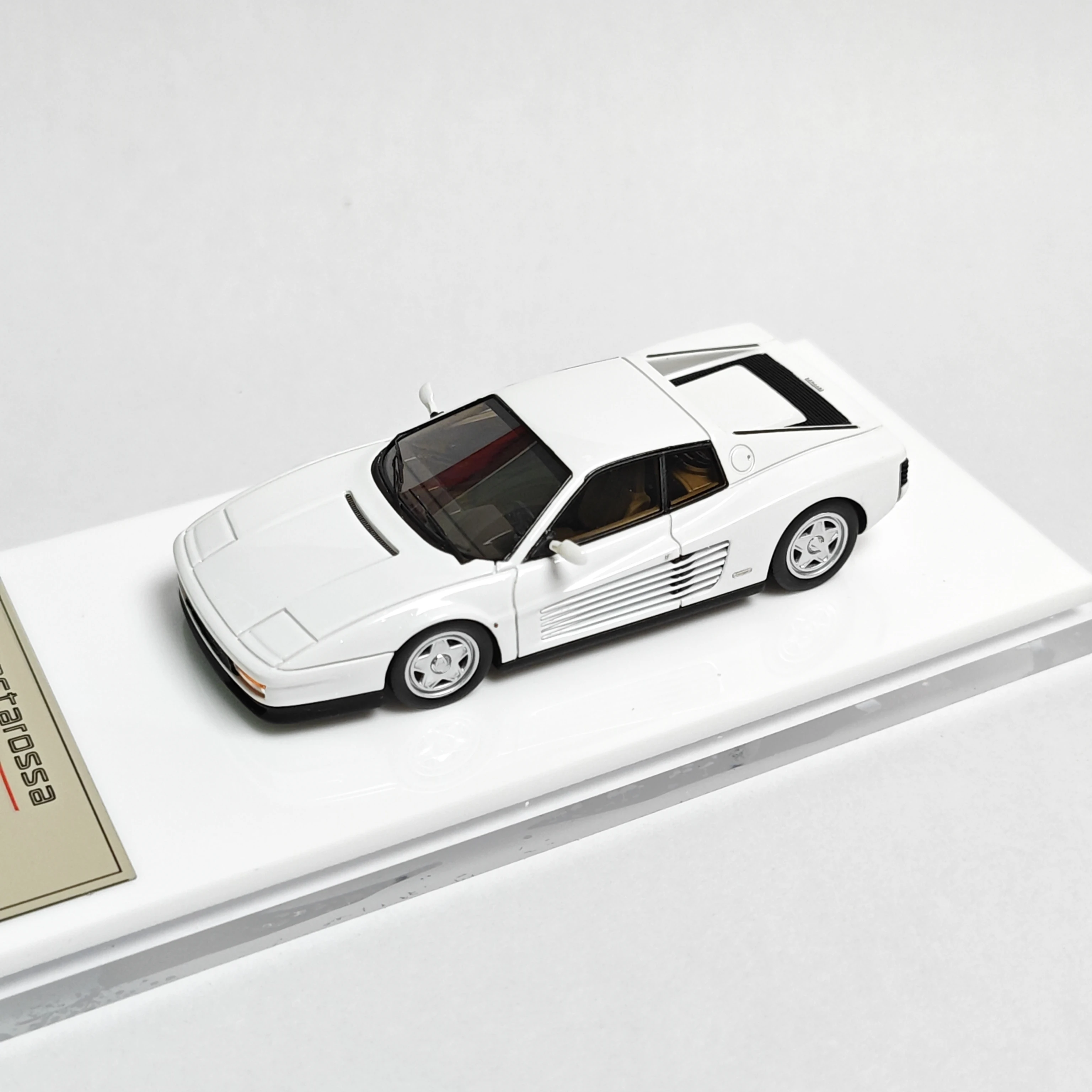 DMH 1:64512TR Tesla Tarossa Collezione di modelli di auto in resina rossa regalo