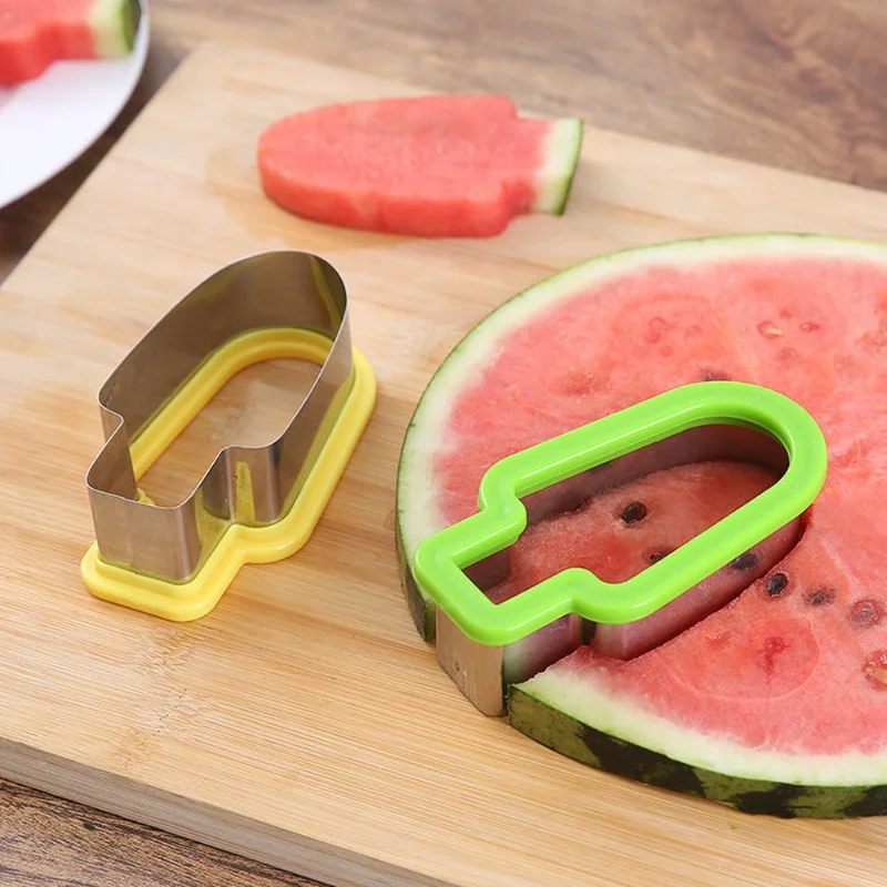 

Stainless Steel Watermelon Cutter Cute Tree Design Cutting Salad Fruit Slicer Tools Kitchen Gadgets