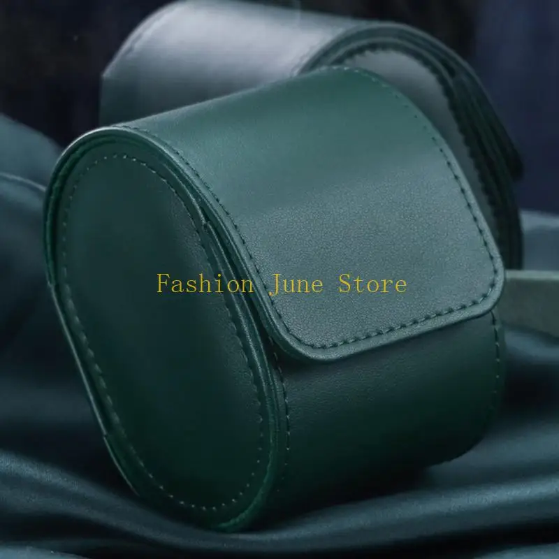 

N5KA Кожаная коробка для хранения часов Дисплей для часов Подарочная коробка Путешествия Одиночные чехлы для часов Коробка на