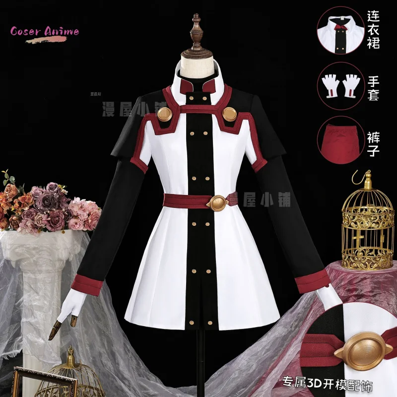 

Asuna Cosplay Costume Sword Art Online: Ordinal Uniform Halloween Carnival Party Christmas Play Role Clothes Clothing for Women
