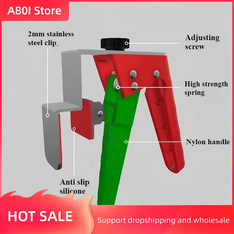 

A80I Woodworking Panel Mounting Clip Cabinet Installation Clamp Adjustable Cabinet Hardware Jig Carpentry Cabinet DIY Auxiliary