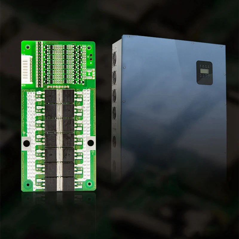 AT41 2X 8S 24V 60A BMS Li-Iron Lithium Battery Charger Protection Board With Power Battery Balance