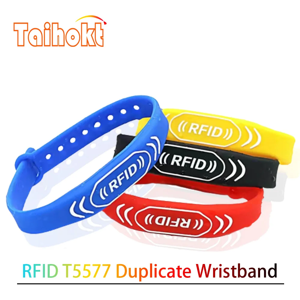 

3/5PCS T5577 Smart Chip Wristband 125Khz Copier Token RFID Rewritable Clone Waterproof Badge EM4305 Copy Changeable Card