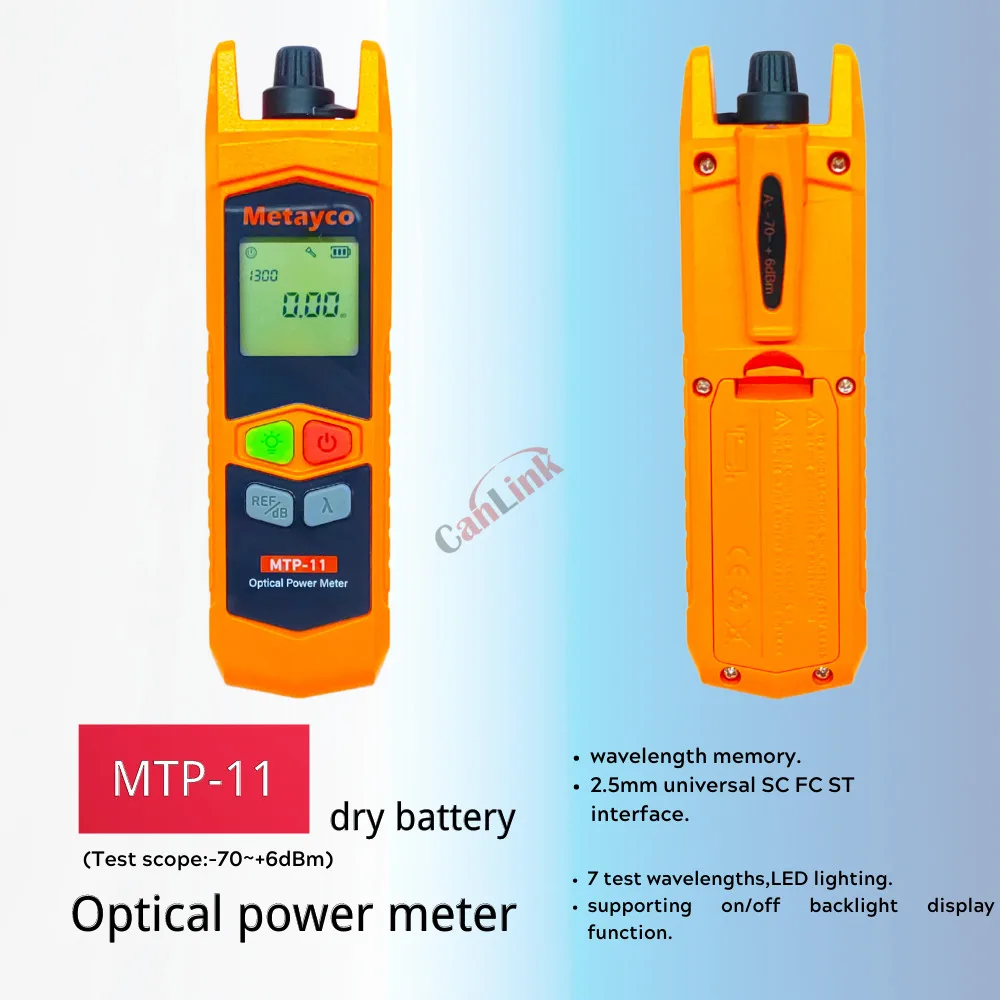 Imagem -04 - Ftth Fibra Óptica Tool Kit com Fibra Cutelo 10mw Visual Fault Locator70+ 10dbm Medidor de Potência Óptica 19 Pcs por Conjunto