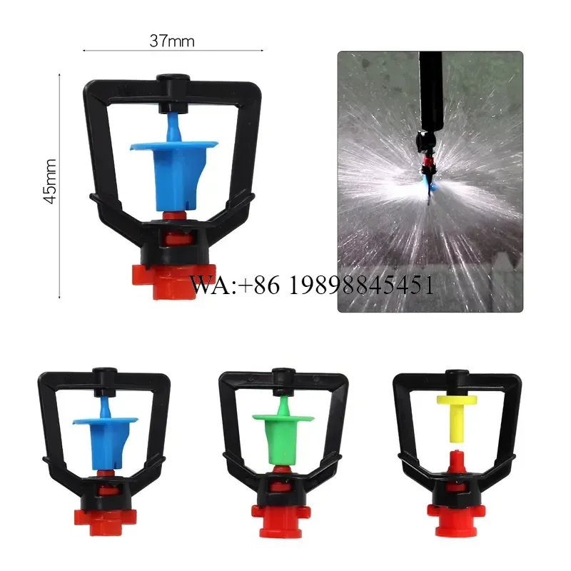 WMWMNU 2300pcs Water Saving U 360 Degree Rotating Micro Sprinkler Plastic Great Irrigation for Eco Friendly Irrigation