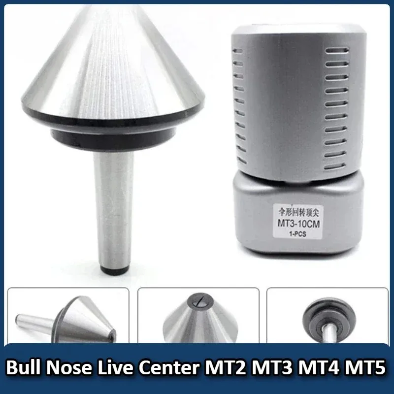 

Bull nose live center MT2 MT3 MT4 MT5 60 80 100 120 140 160 200 250 300 umbrella revolving center rotation top for lathe machine