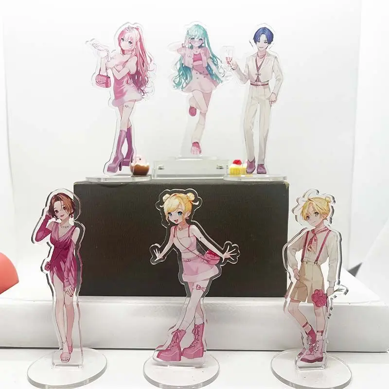 New Vivid BAD SQUAD Acrylic Stand Figure Hatsune Miku KAITO Game Peripheral Originality Anime Character Room Desktop Ornament