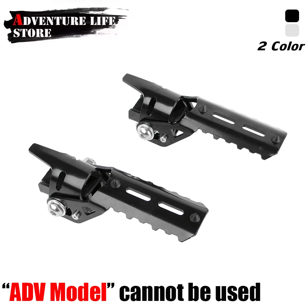 

Motorcycle Highway Front Foot Pegs Folding Footrests Clamps For BMW R1250GS R 1250 GS LC R1200GS ADV Adventure 2013-2024 GS1200