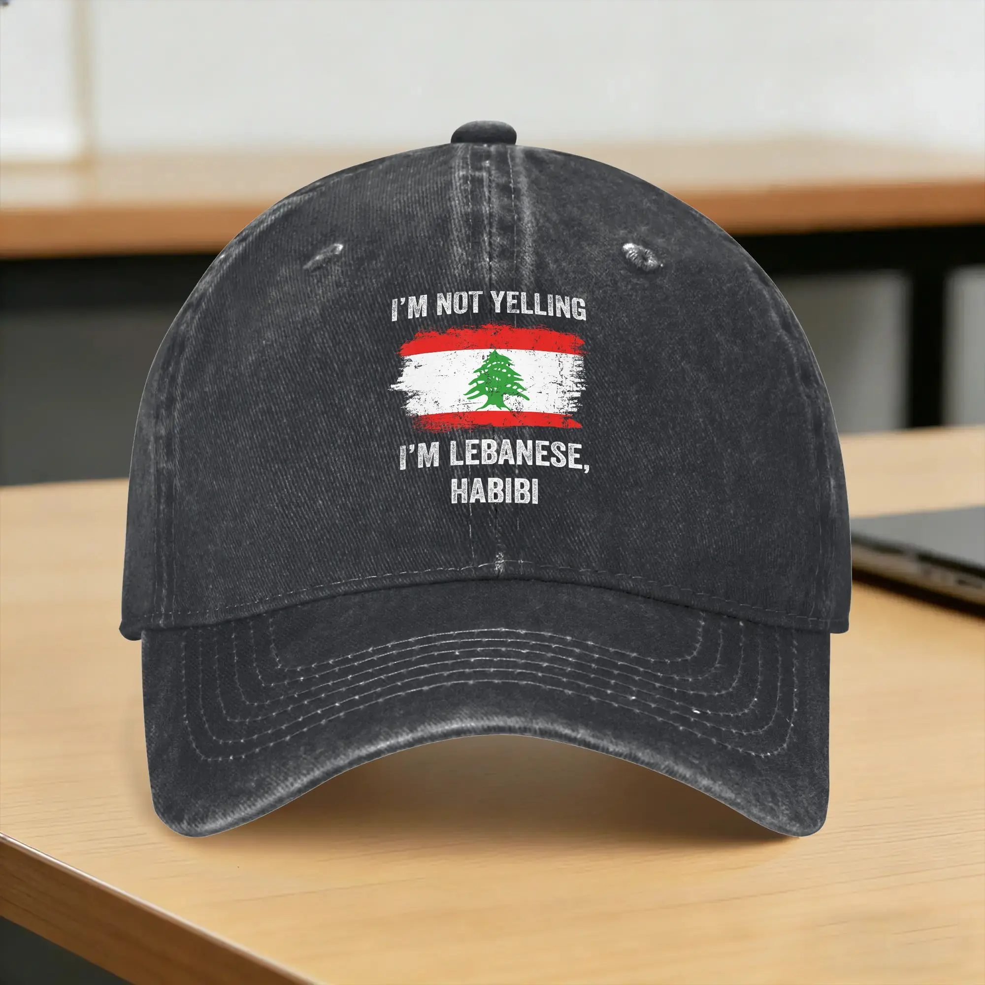 I‘m Not Yelling I’m Lebanese Habibi Funny Lebanon Native Casual Baseball Cap Summer  Trucker Hat Dropshipping Kpop Snapback Cap