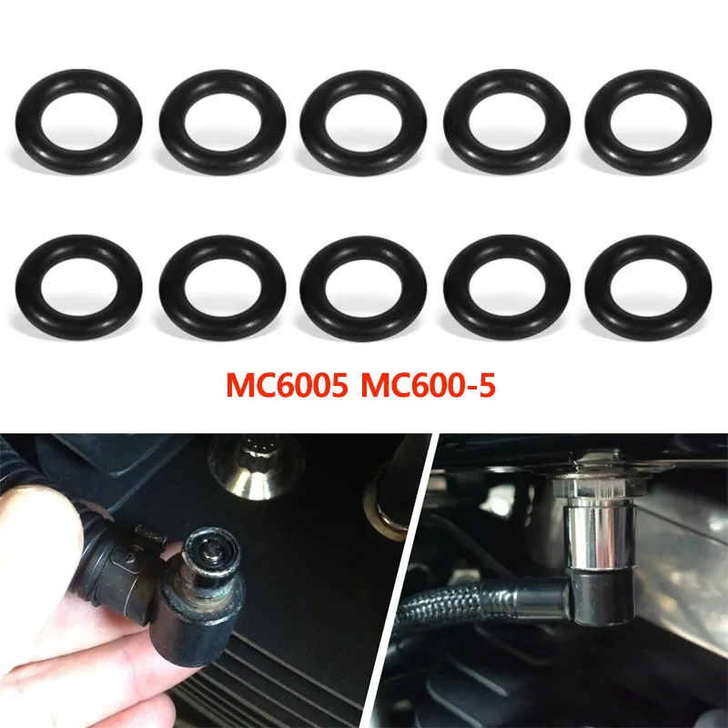 Kit de reconstrucción de junta tórica de extremo macho de línea de combustible MC6005 MC600-5 de repuesto para Harley Davidson Street Glide Road King Sportster 883
