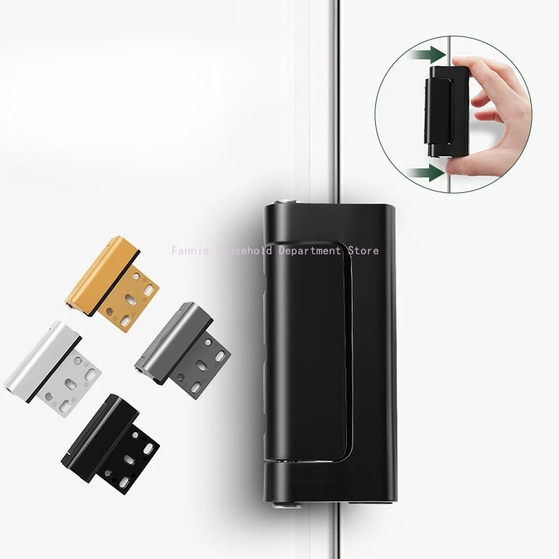 

Противовзломный дверной замок-защелка, усиленный защитный болт для внутренних дверей, установка без сверления, 1 шт., мебельная фурнитура