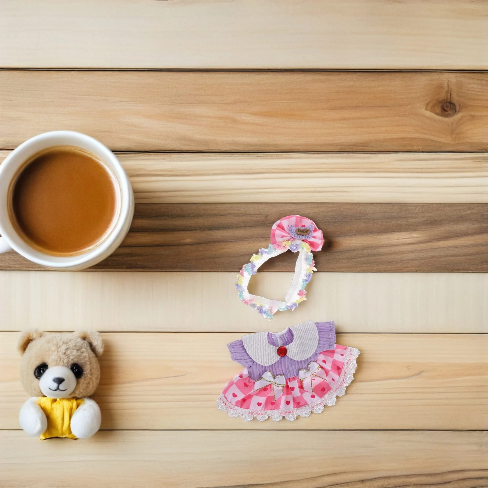 1 مجموعة ملابس الطفل وتتسابق اكسسوارات لطيف تول تنورة الأميرة فستان زي زهرة صغيرة Bowknot عقال لحديثي الولادة
