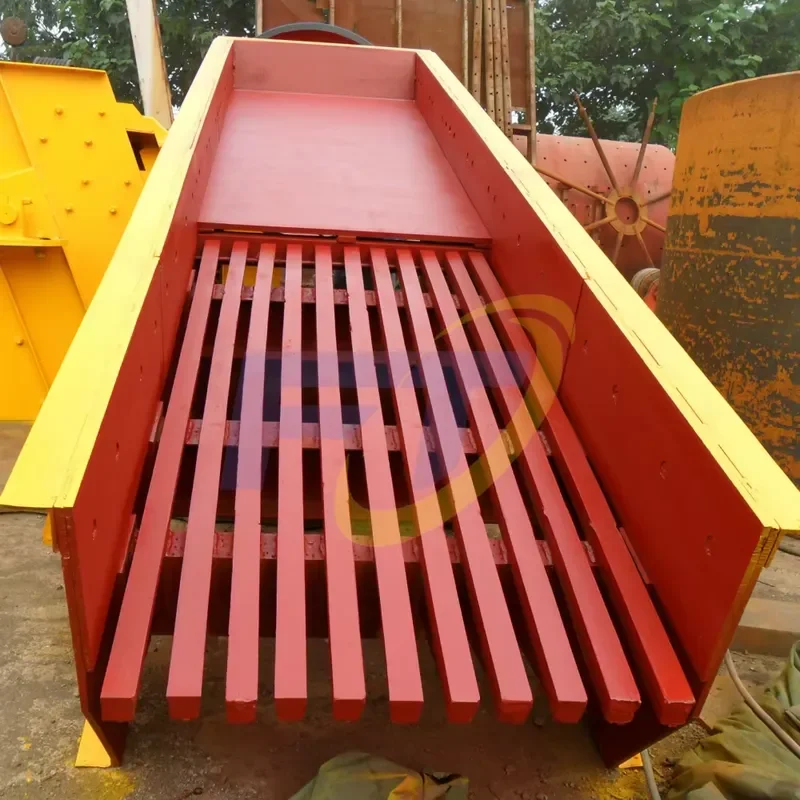 i Linear Vibrating Feeder for Mineral Processing | Mining Ore Linear Vibratory Feeding Machine for Crushing & Screening Plant