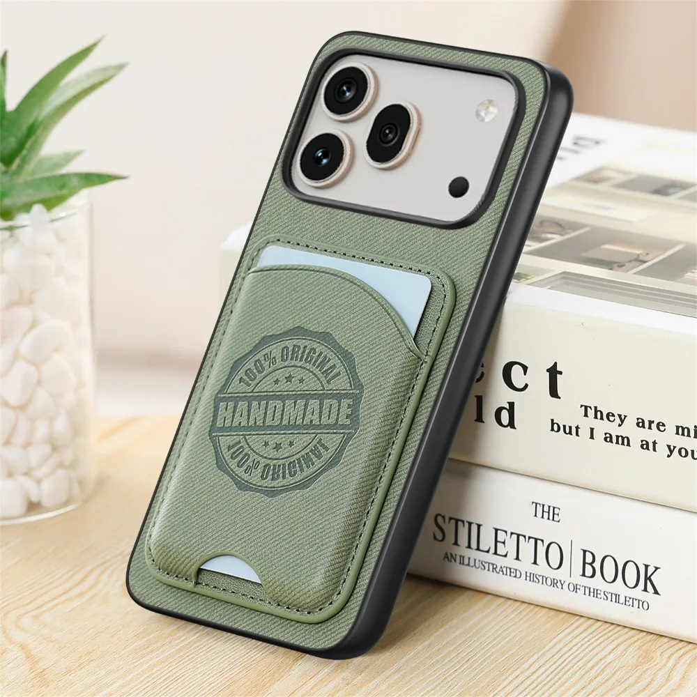 Etui ze skóry z miejscem na karty i logo dla HONOR 400 PRO 600 Lite 5G, tylna obudowa Honor 600E, Honor400 Smart, Honor200 Lite 200, obudowa 2w1 z magnesem. — zdjęcie produktu 2