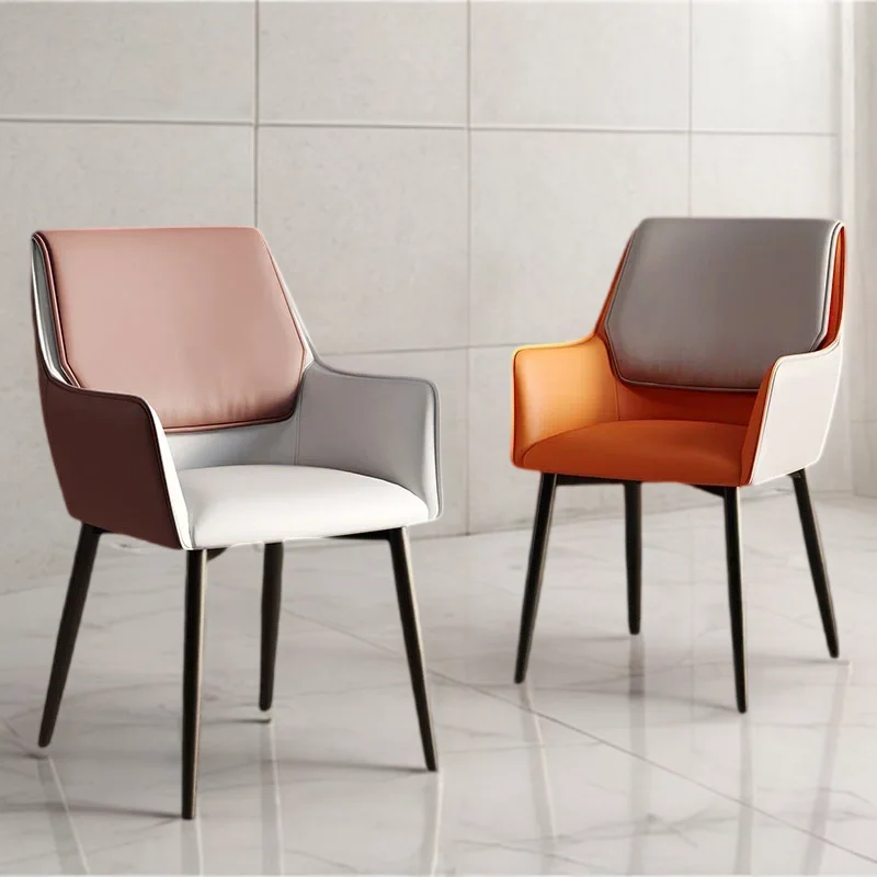 Furniture Relaxing Nordic Dining Chairs Kitchen Design Individual Dining Chairs Luxury Minimalist Sillas Comedor Furniture HY