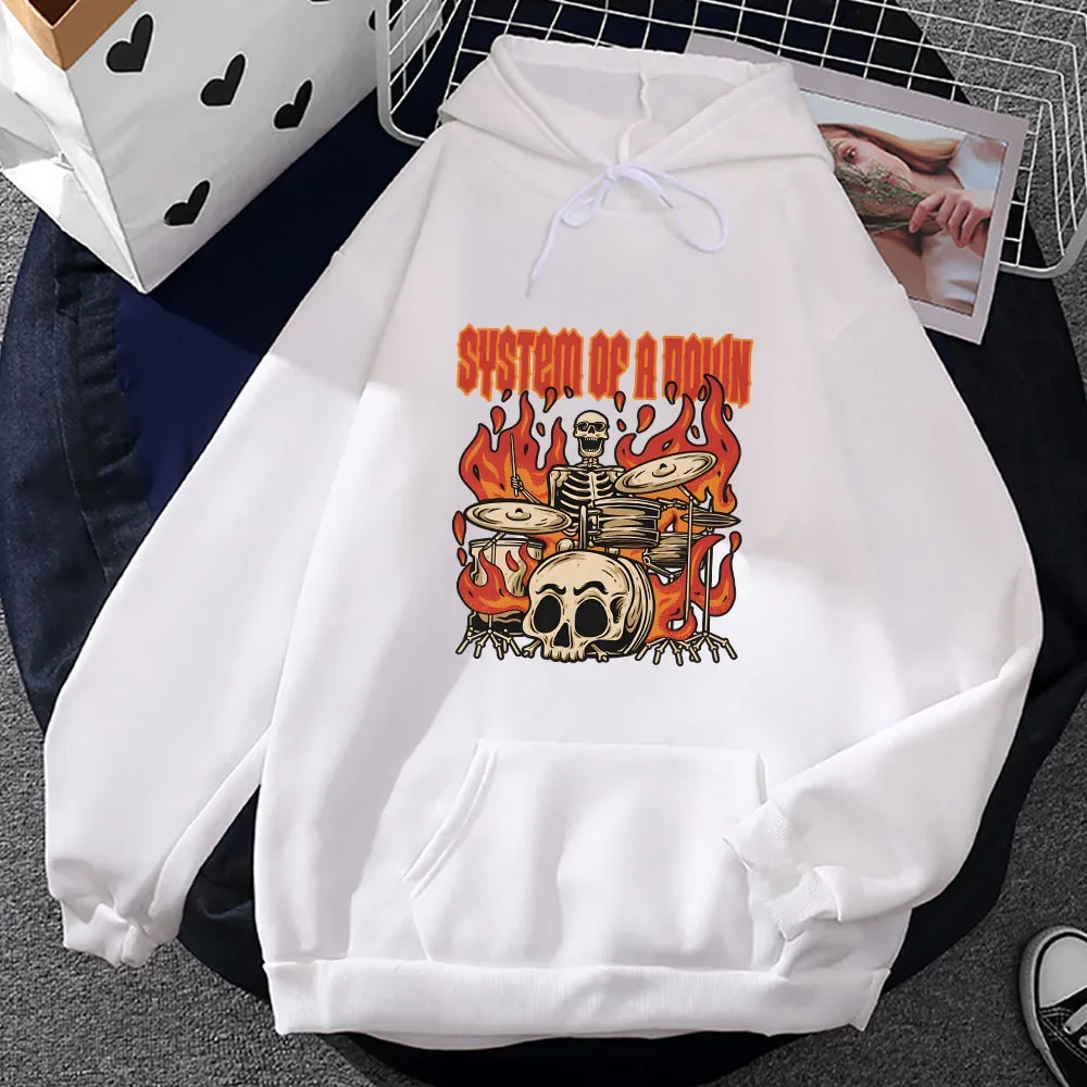 System of A Down Sweatwear Print Heavy Mental Band Sweatshirt Unisex Autumn/winter Fleece Hoody Casual Creative Graphic Clothes