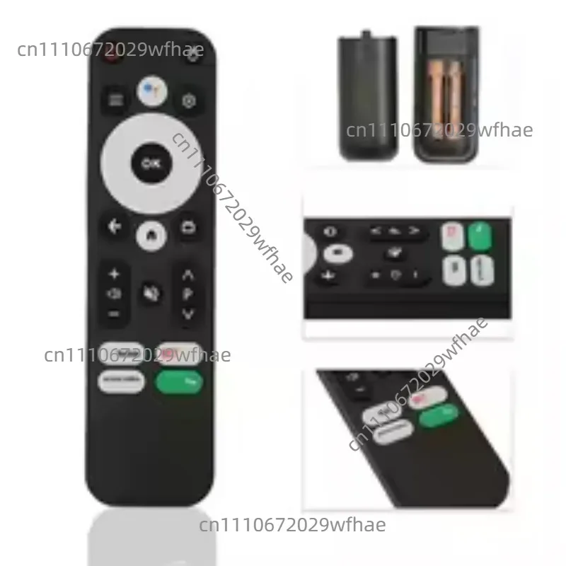 for MECOOL KM2 KM2 PLUS ONN Android 4K UHD TV Box Bluetooth Voice Remote Black