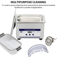 800ml Ultrasonic Cleaner Glasses Ultrasonic Cleaning Device Jewelry Ultrasound Cleaner High Frequency Ultrasonic Washing Bath