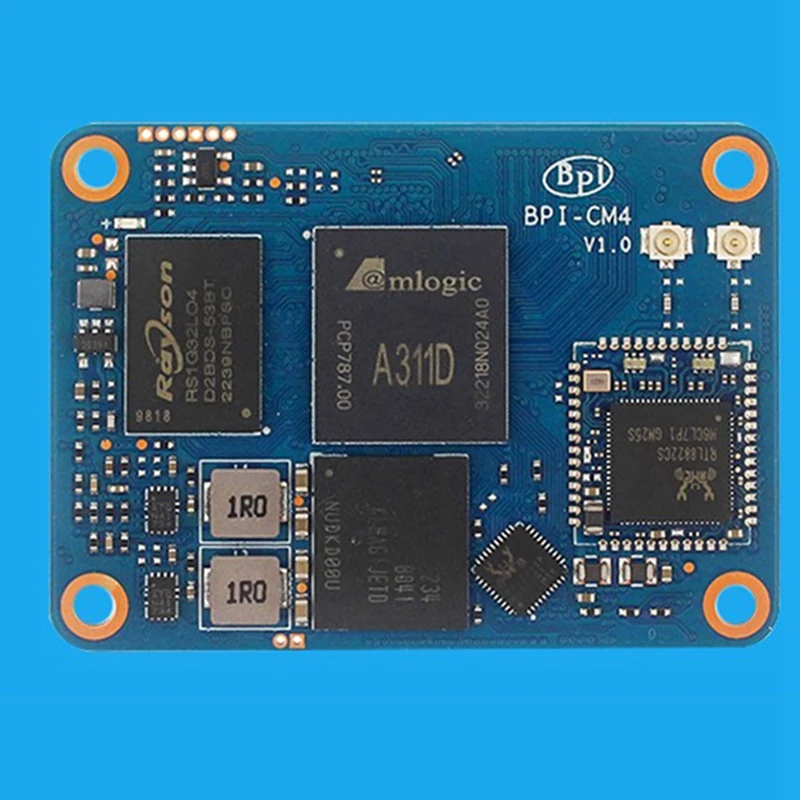 Für banane pi BPI-CM4 amlogic a311d für quad core arm Cortex-A73 4g lpddr4 16g emmc minipcie unterstützung hdmi-kompatibel