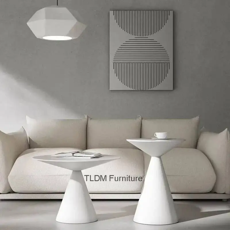 Unique Cheap Coffee Table Minimalist Italian Round Standing Designer Modern Side Table Decoration Mesa Auxiliar Salon Furniture