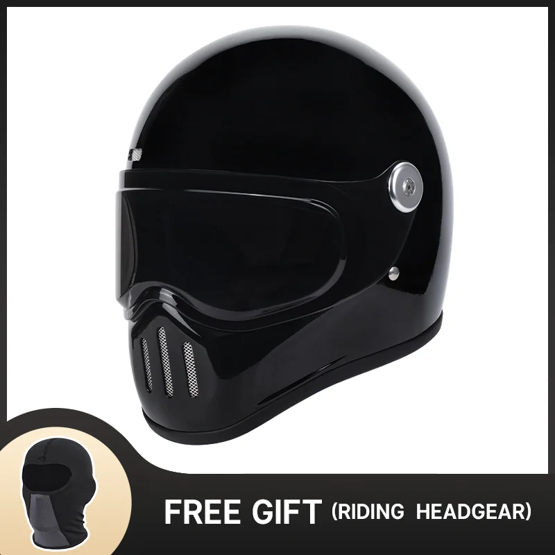 

Motorcycle Retro Full Helmet Small Helmet Body Male Ultra Light Fiberglass Helmet Female Cruise Riding Carbon Fiber Helmet ﻿