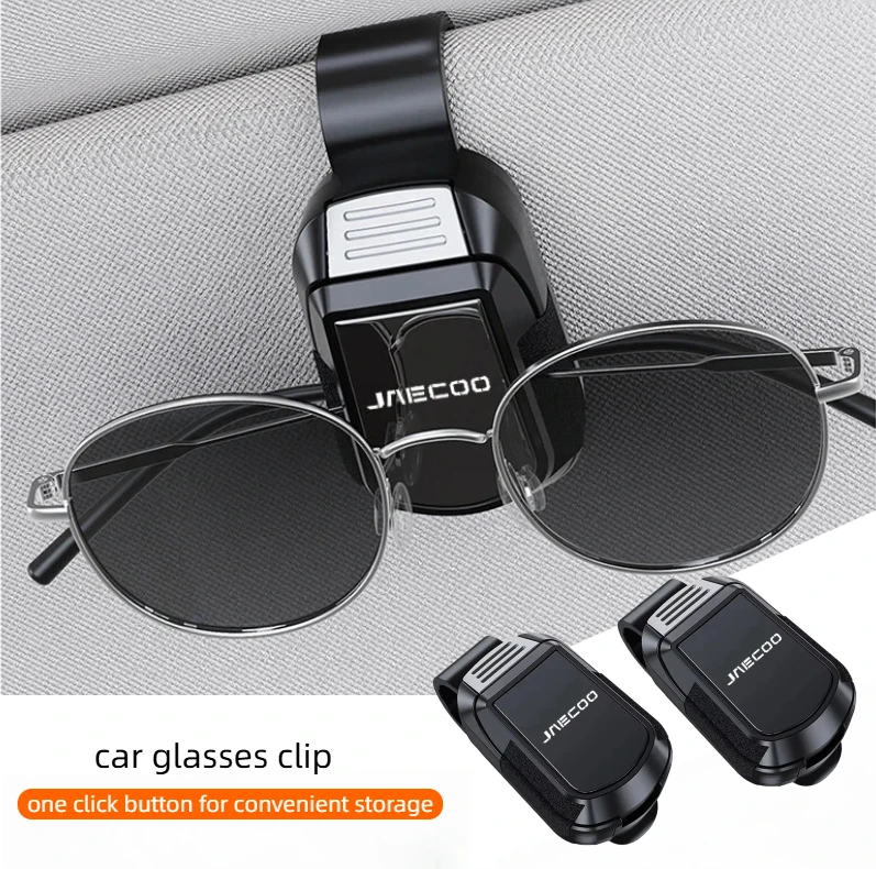 Car Sun Visor Glasses Clip Sunglasses Storage Clamp Interior Accessories For JAECOO J5 J6 J7 J8 EV PHEV