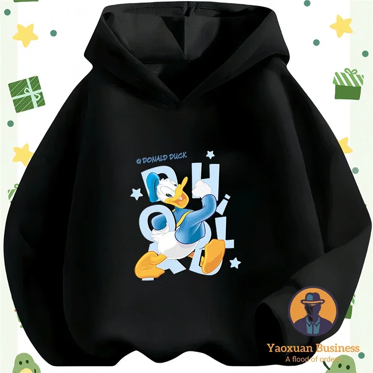 Quente disney mickey mouse meninas meninos moletom bonito dos desenhos animados impressão quente à prova de vento outono inverno moda