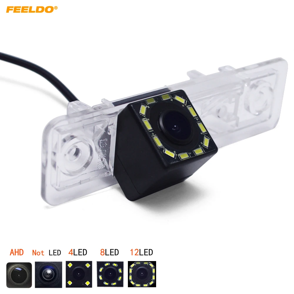 FEELDO Car Backup Rear View Camera AHD With 4LED/8LED/12LED Light For Buick Excelle/Excelle GT/Regal/LaCrosse #HQ5633