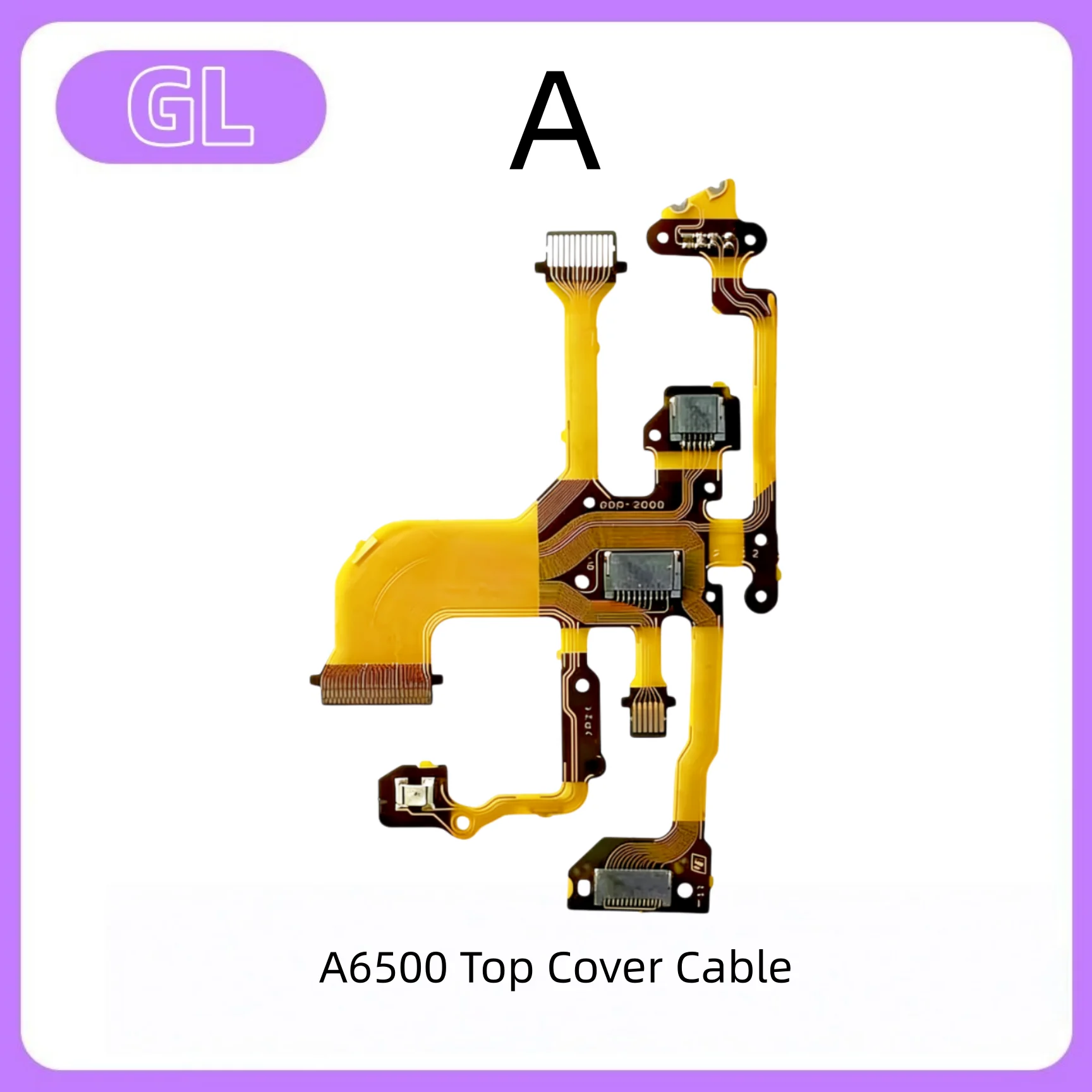 

for Sony cameras A7, A7S, A7K, A7R (1st Generation), A6500, top cover flex cable, mode dial flex cable