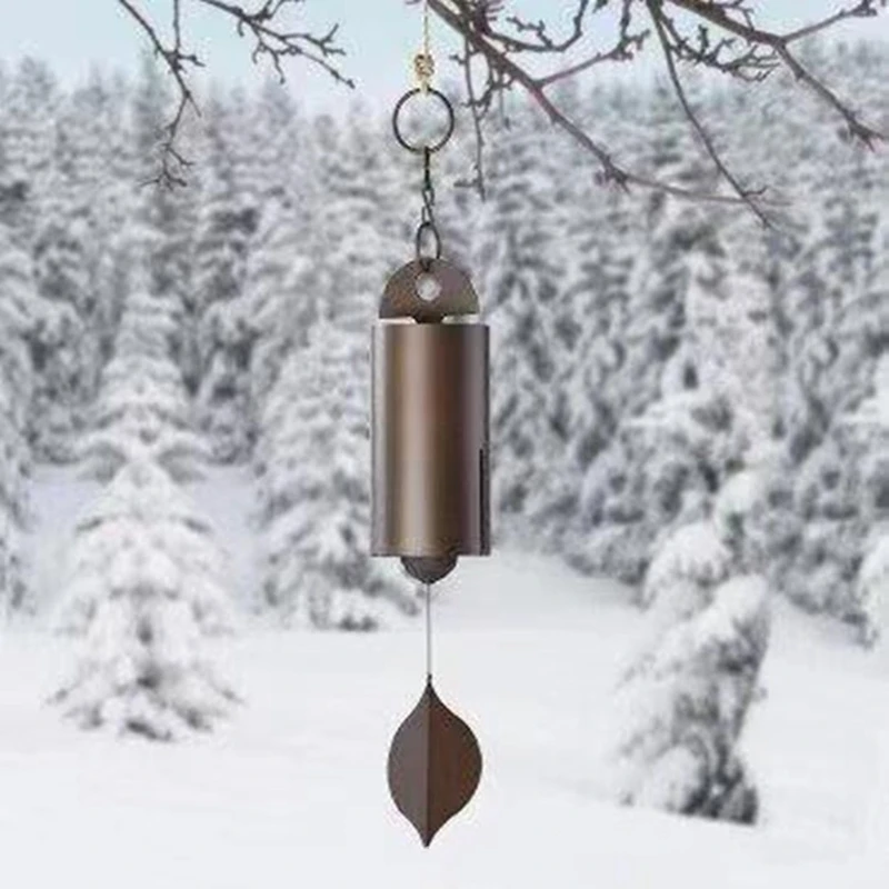 1 PCS Deep Resonance Serenity Bell Windchime Unique Low Tone Wind Chimes Outdoor Deep Tone Wind Chimes