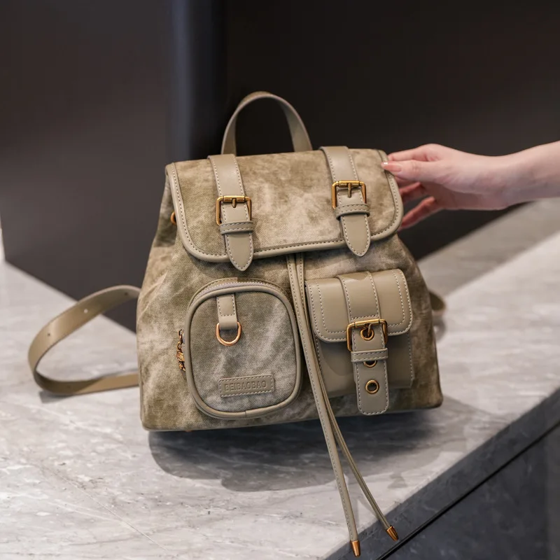 トレンディなレトロファッション大容量子供用バックパック男の子用かわいいバックパックスクールバッグ女の子用クラスバッグデザイナーバッグРюкзак