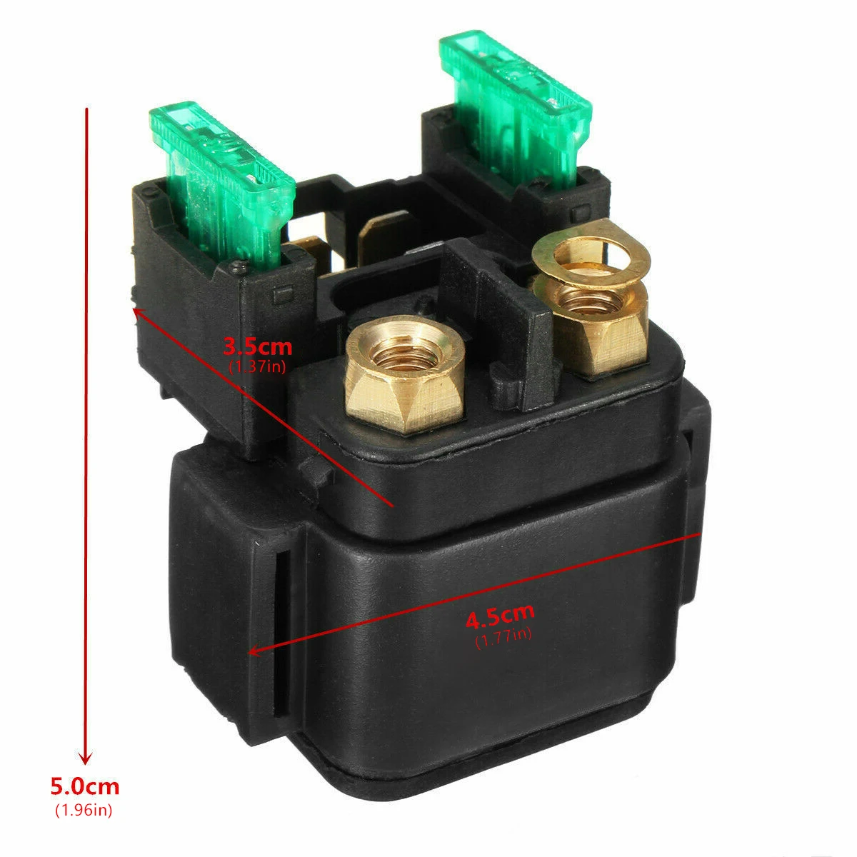 Starter Solenoid Relay Compatible with Kawasaki Suzuki Yamaha 12V Professional Motor Starter Relay Solenoid Sturdy Motorbike