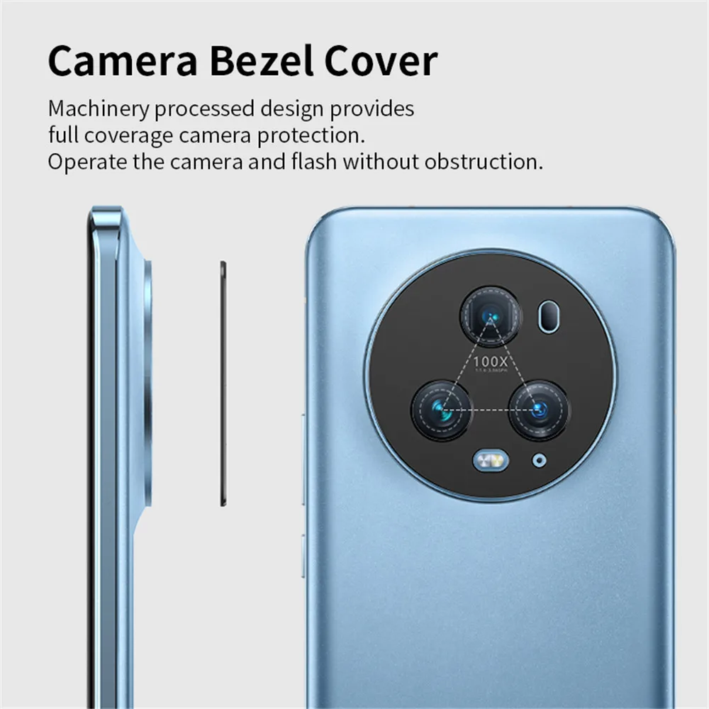 Rear Camera Aluminum Alloy Case For Honor Magic5 Pro 5G Honer Honar Magic 5 5Pro Magic5Pro Shockproof Lens Ring Phone Cover Film