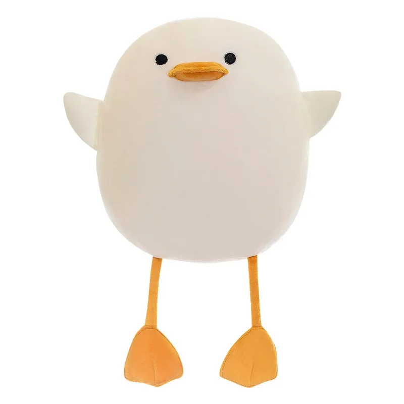 35/50cm Big Fat Duck peluche carino grande anatra bianca cuscino imbottito morbido animale peluche bambola regalo di compleanno per bambini cuscino caldo del divano