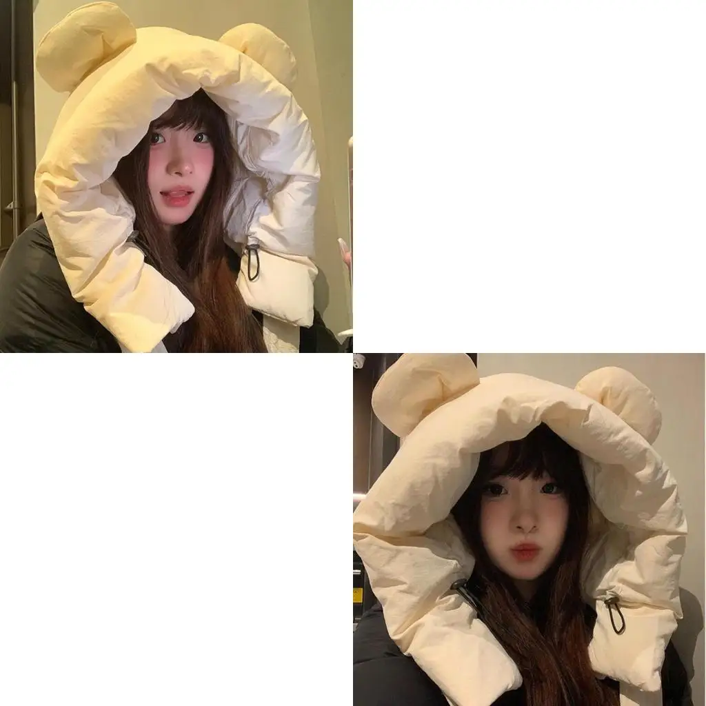 

652f Ветропроницаемая защита Шляпа Многофункциональная удобная шляпа Unisex Snow Hat для путешествий приключений