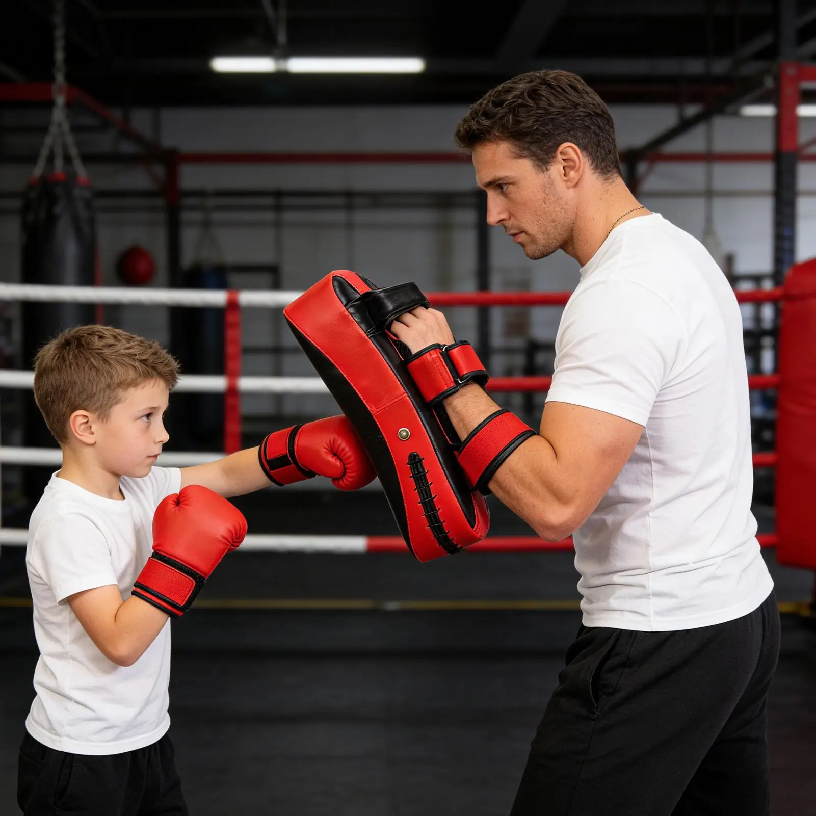 Punching Pads For Boxing Training Kick Focus Punching Equipment Kickboxing Trainer Pad For Adults Men Women Home Gym Kickboxing