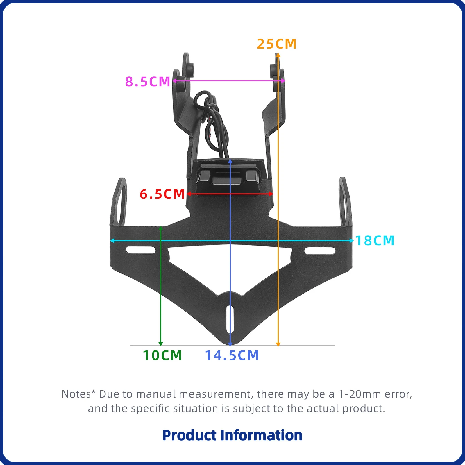Motorcycle Accessories For Yamaha MT-09 MT 09 MT09 SP 2024 2025 Tail Tidy Fender Eliminator kit License Plate Holder Bracket