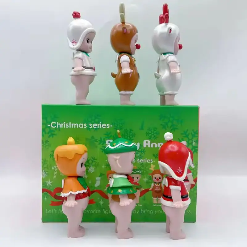 Sonny Angel Mini รูปคริสต์มาส Series กล่องตาบอดของเล่นตุ๊กตาน่ารักอะนิเมะ Action Figure เครื่องประดับตุ๊กตาตุ๊กตาเดสก์ท็อปของขวัญของเล่น