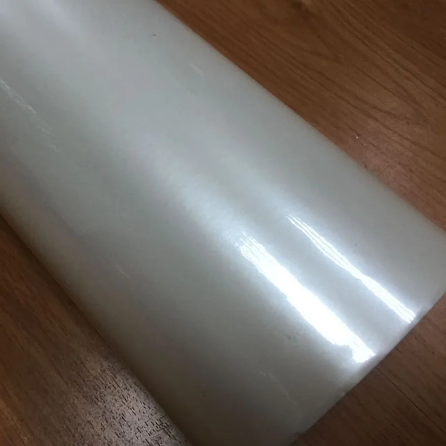 Glossy Pearl White Vinyl film for car wrapping Glossy ceramic pearl white sticker Size: 10/20/30/40/50/60x152cm/Lot image 5