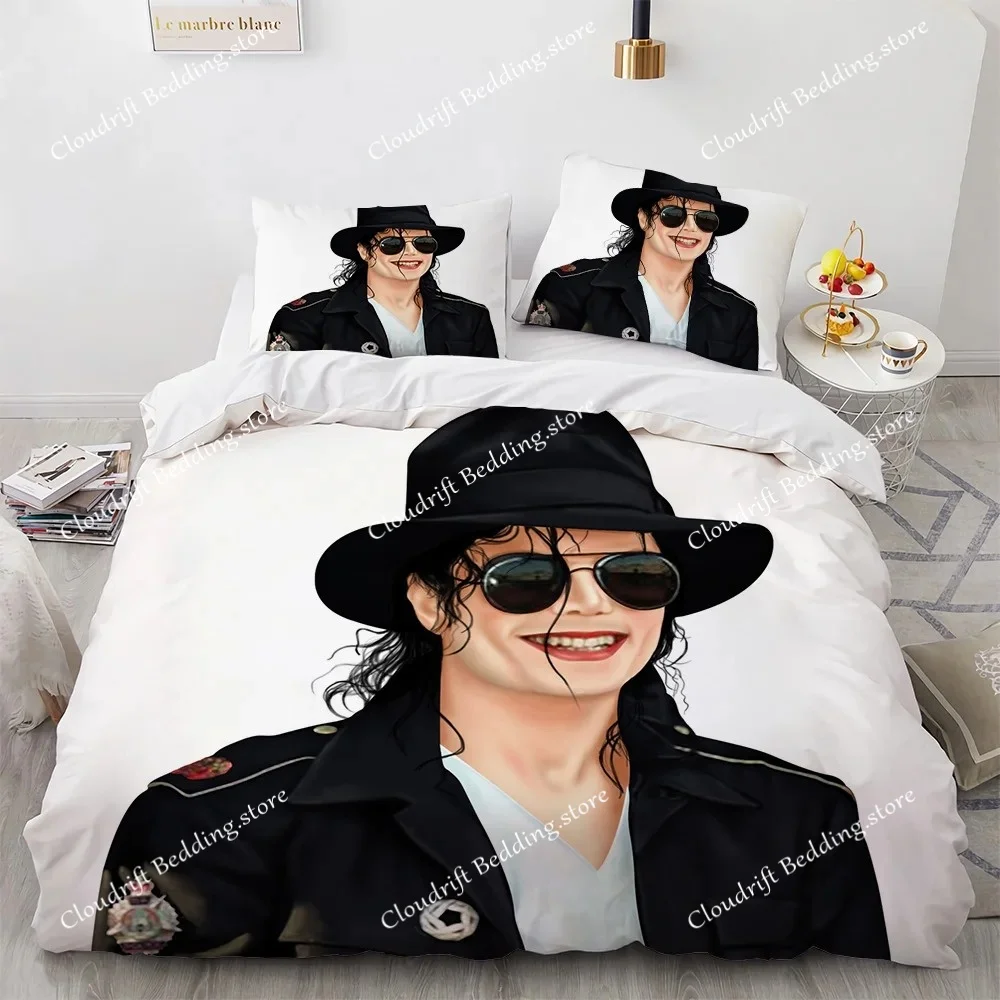 

Michael Jackson Bedding Set Single Twin Full King Size Musical Genius Bed Linen Adults Teens Bedroom 200x200cm Duvet Cover Set