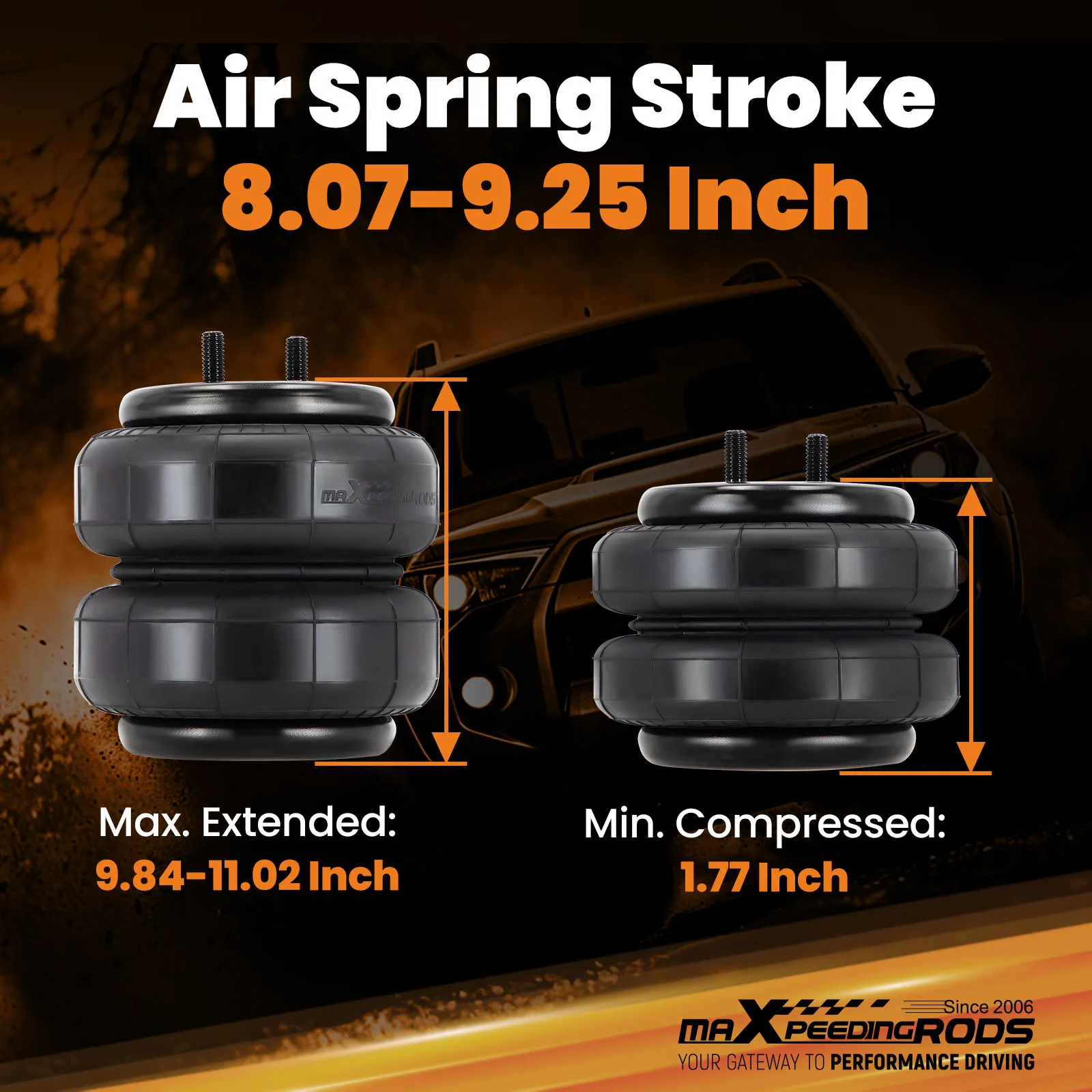 

Новая пневмоподушка для подвески Ford Super Duty, замена для Firestone 6781